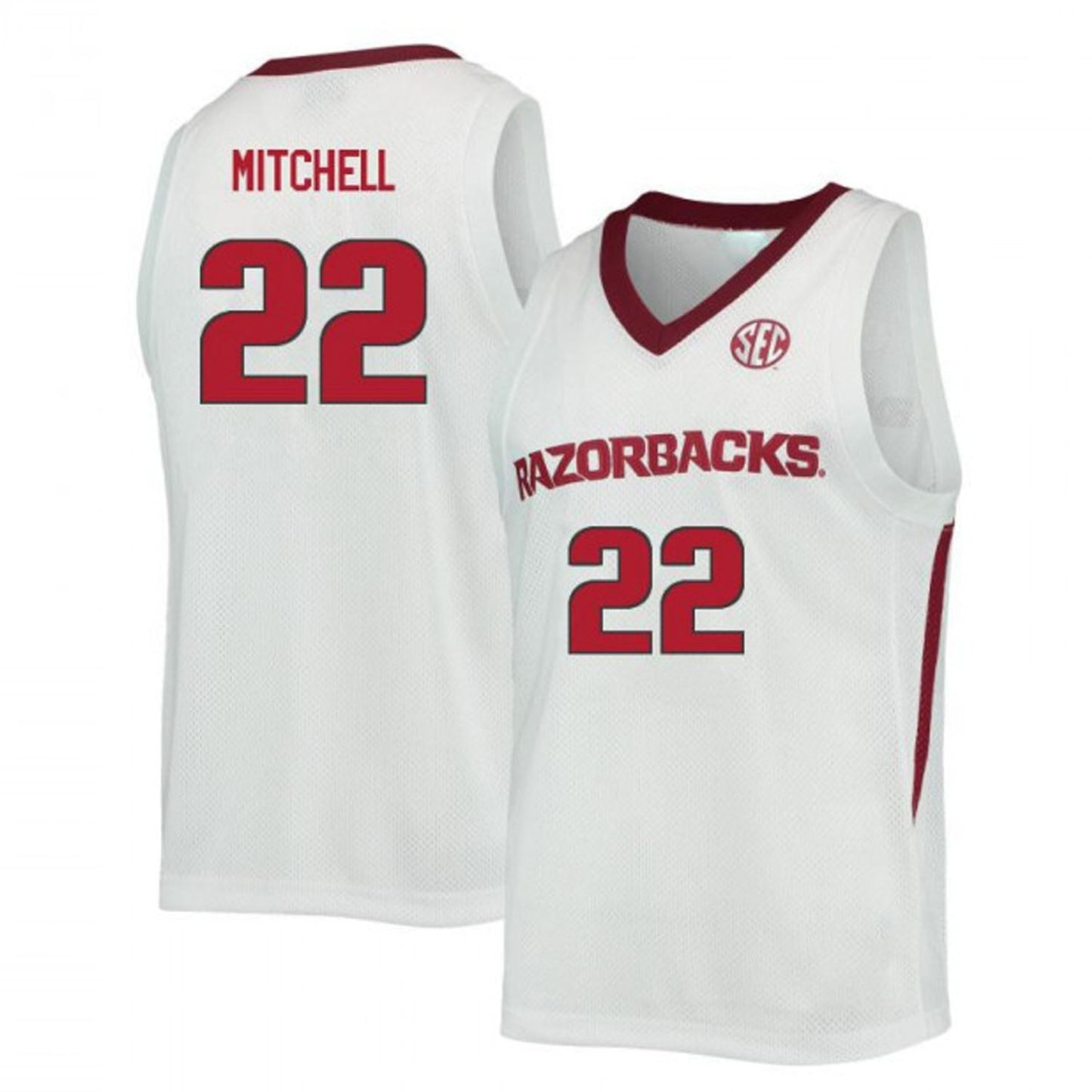 NCAAB Makhel Mitchell Arkansas Razorbacks 22 Jersey