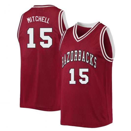 NCAAB Makhi Mitchell Arkansas Razorbacks 15 Jersey