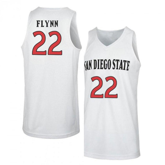 NCAAB Malachi Flynn San Diego State Aztecs 22 Jersey