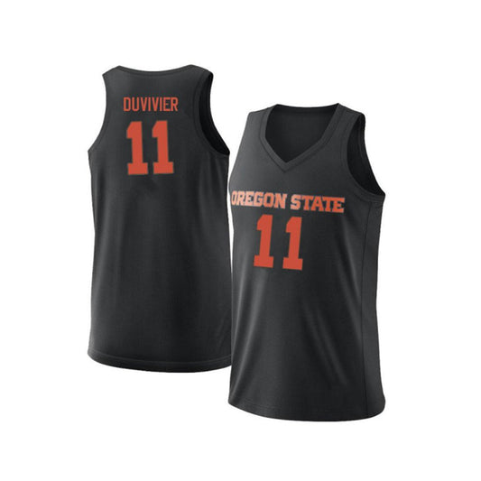 NCAAB Malcolm Duvivier Oregon State Beavers 11 Jersey