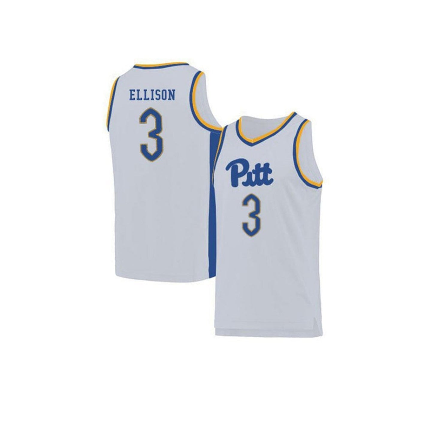 NCAAB Malik Ellison Pittsburgh Panthers 3 Jersey