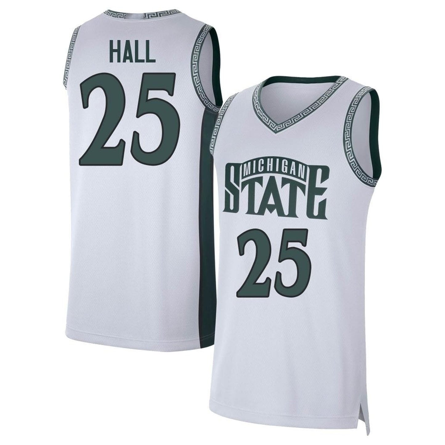 NCAAB Malik Hall Michigan State Spartans 25 Jersey