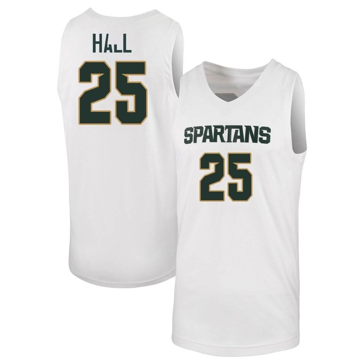 NCAAB Malik Hall Michigan State Spartans 25 Jersey