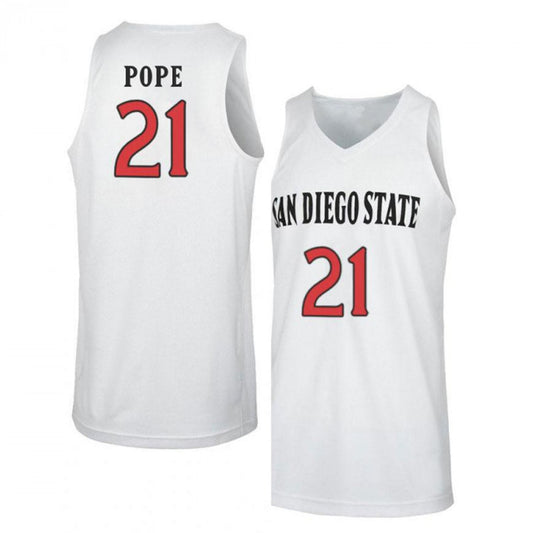 NCAAB Malik Pope San Diego State Aztecs 21 Jersey