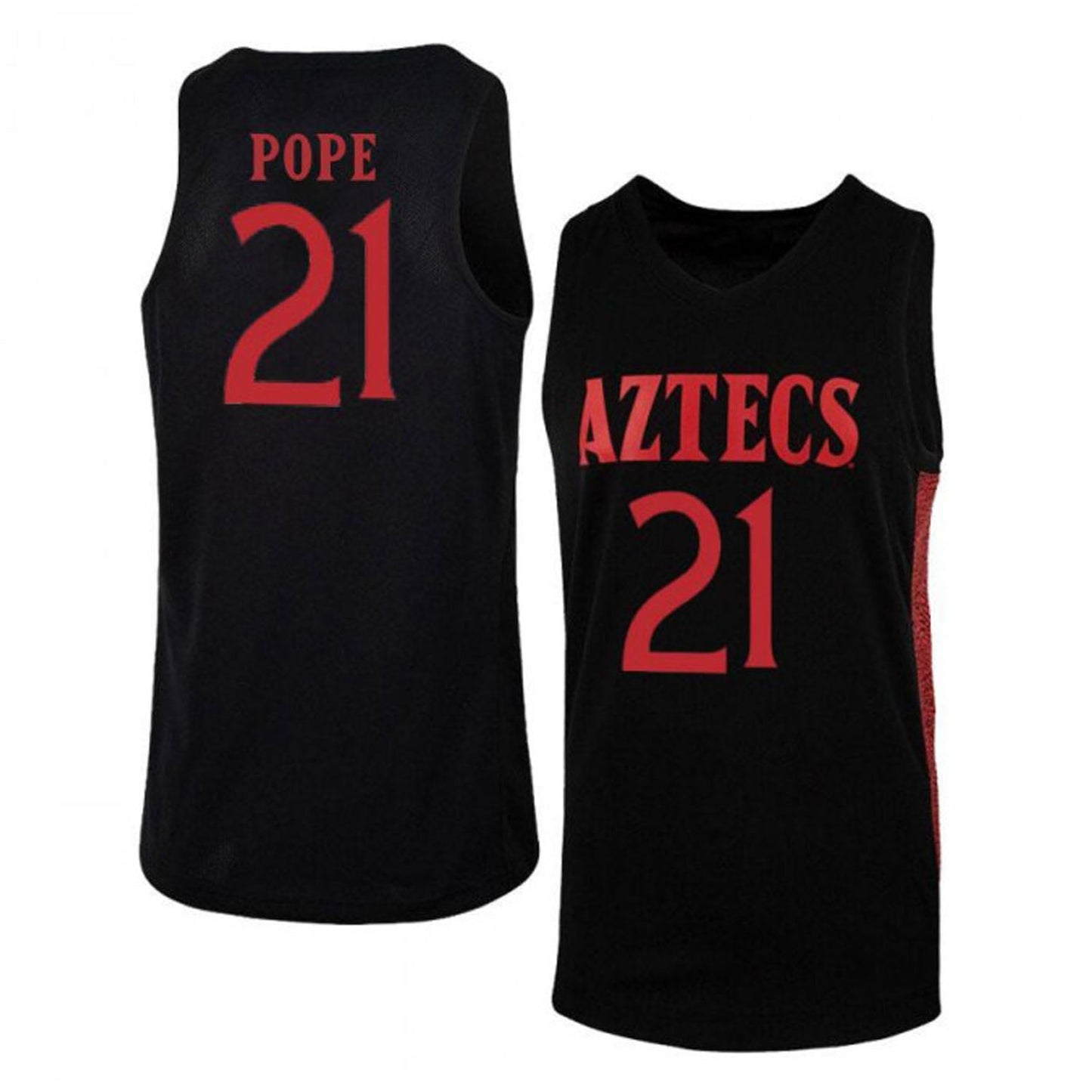NCAAB Malik Pope San Diego State Aztecs 21 Jersey