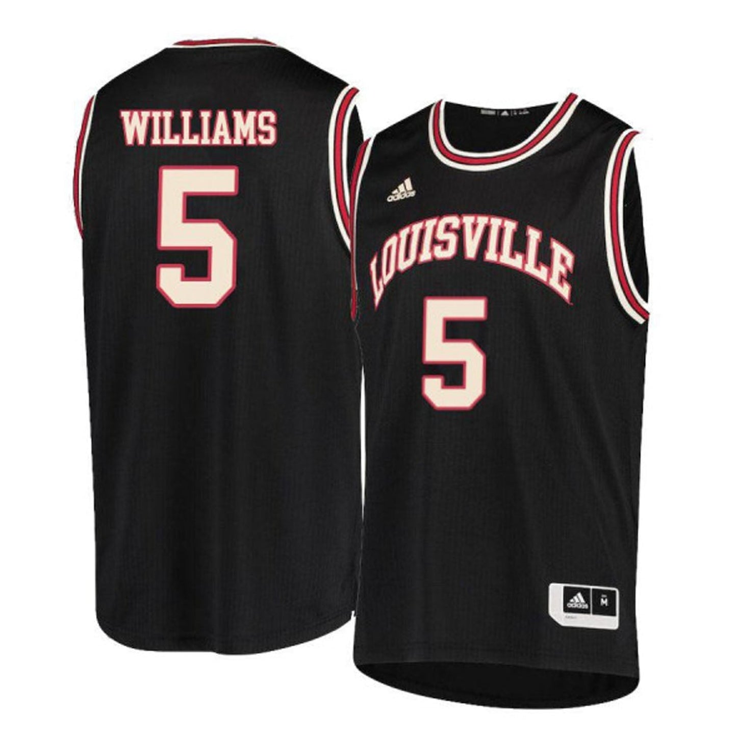 NCAAB Malik Williams Louisville Cardinals 5 Jersey