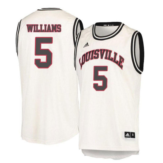 NCAAB Malik Williams Louisville Cardinals 5 Jersey