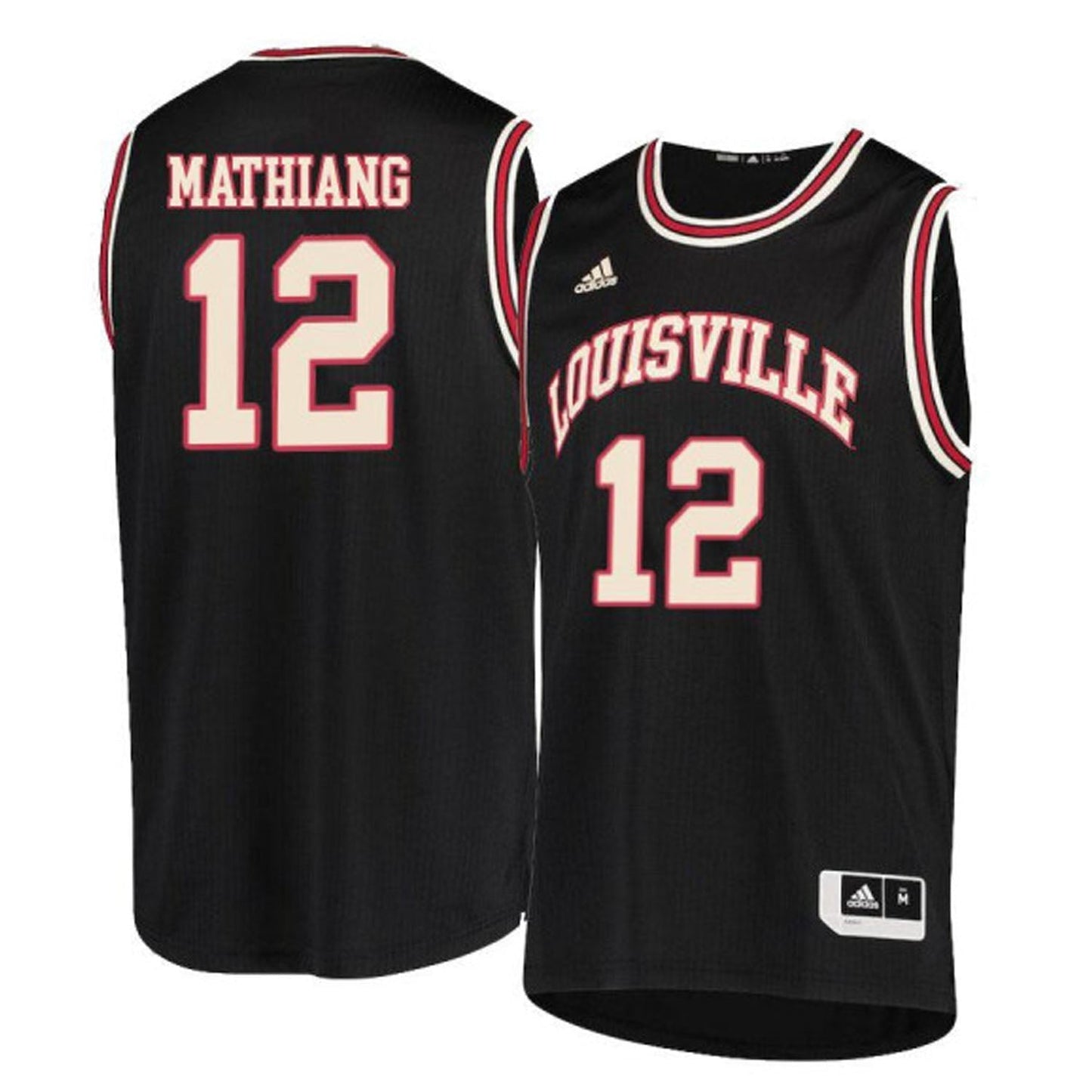 NCAAB Mangok Mathiang Louisville Cardinals 12 Jersey
