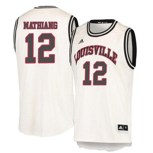 NCAAB Mangok Mathiang Louisville Cardinals 12 Jersey