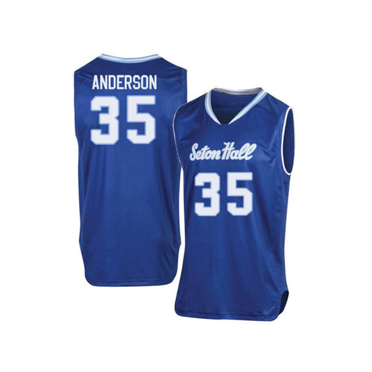 NCAAB Manny Anderson Seton Hall Pirates 35 Jersey