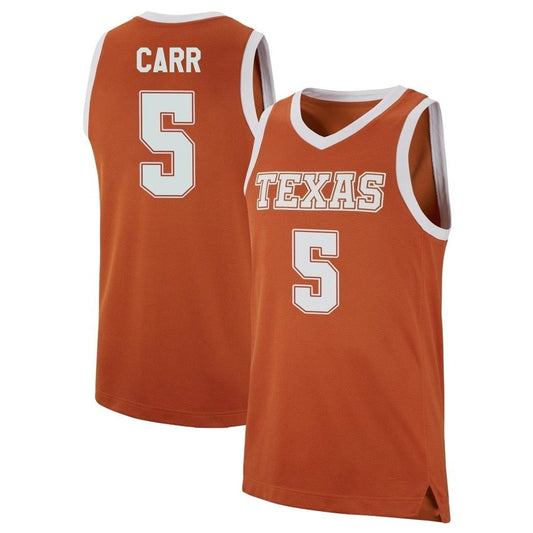 NCAAB Marcus Carr Texas Longhorns 5 Jersey