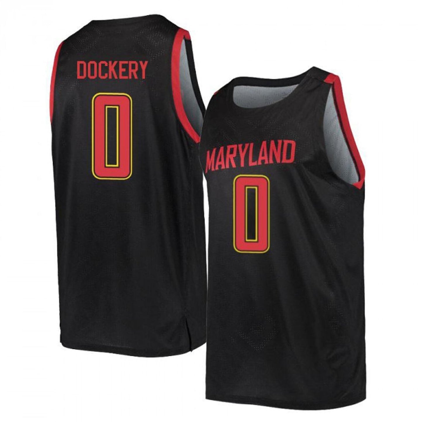 NCAAB Marcus Dockery Maryland Terrapins 0 Jersey