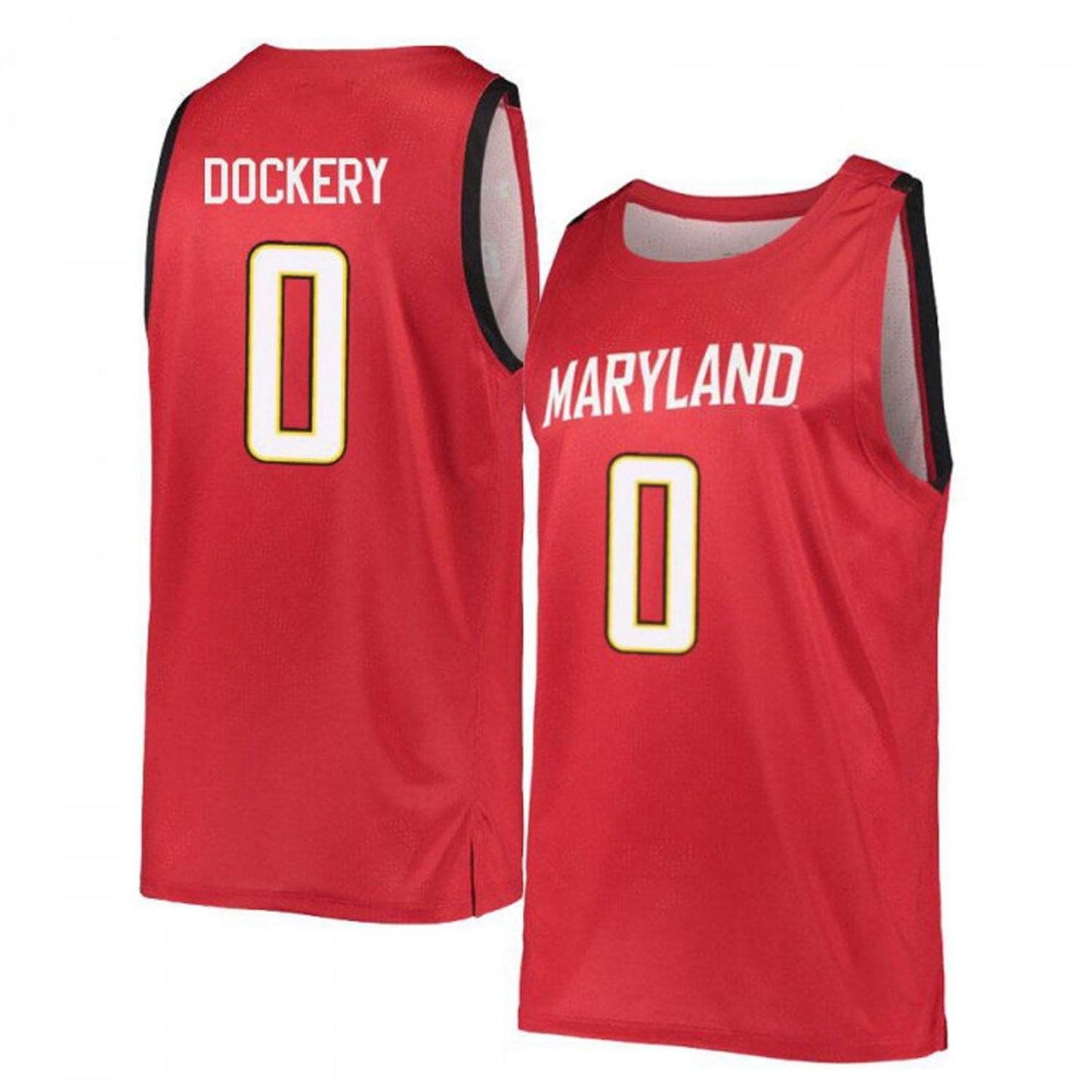 NCAAB Marcus Dockery Maryland Terrapins 0 Jersey