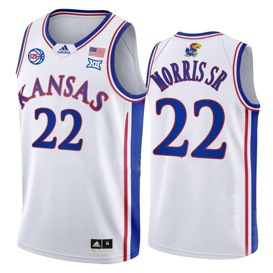 NCAAB Marcus Morris Sr. Kansas Jayhawks 22 Jersey