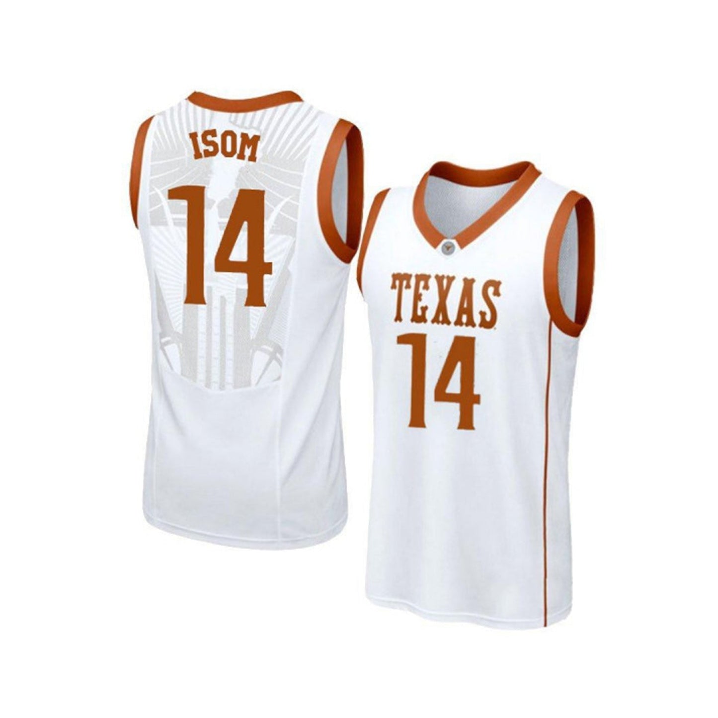 NCAAB Mareik Isom Texas Longhorns 14 Jersey