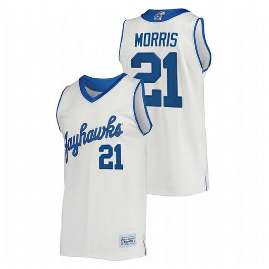NCAAB Markieff Morris Kansas Jayhawks 21 Jersey