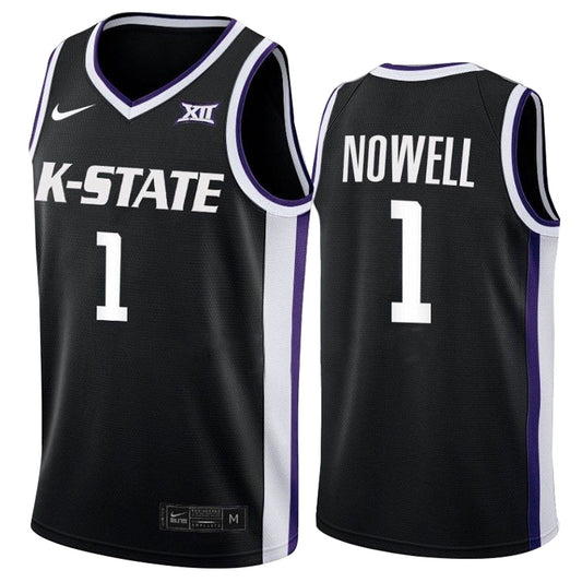 NCAAB Markquis Nowell Kansas State Wildcats 1 Jersey