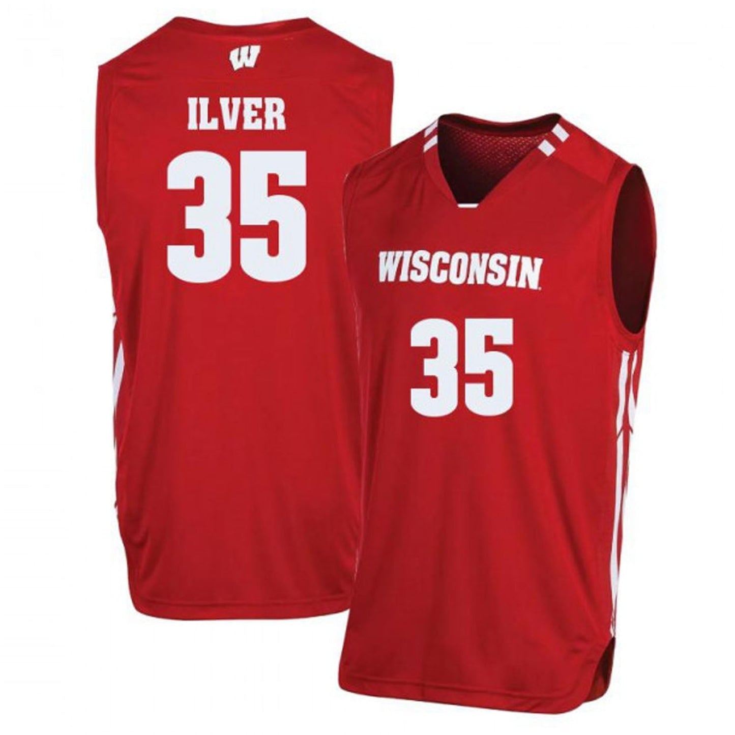 NCAAB Markus Ilver Wisconsin Badgers 35 Jersey