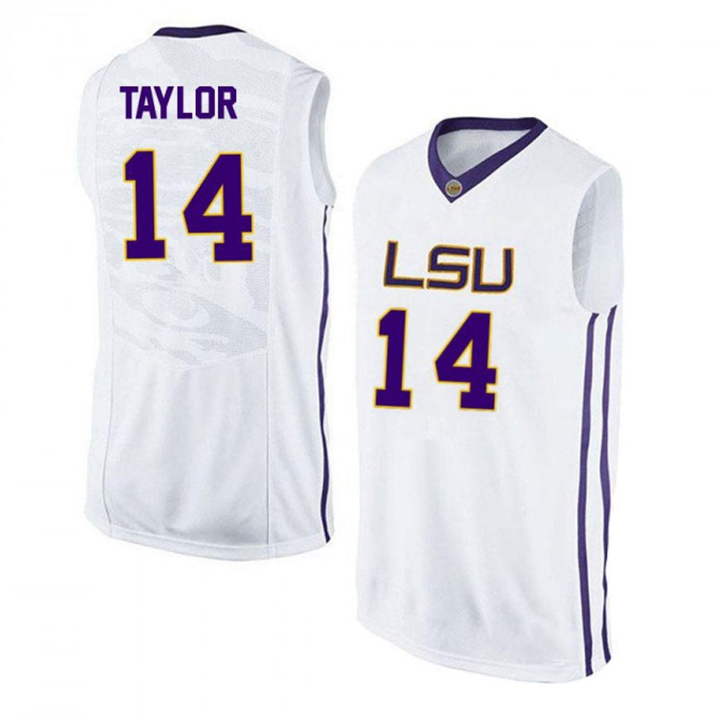 NCAAB Marlon Taylor LSU Tigers 14 Jersey