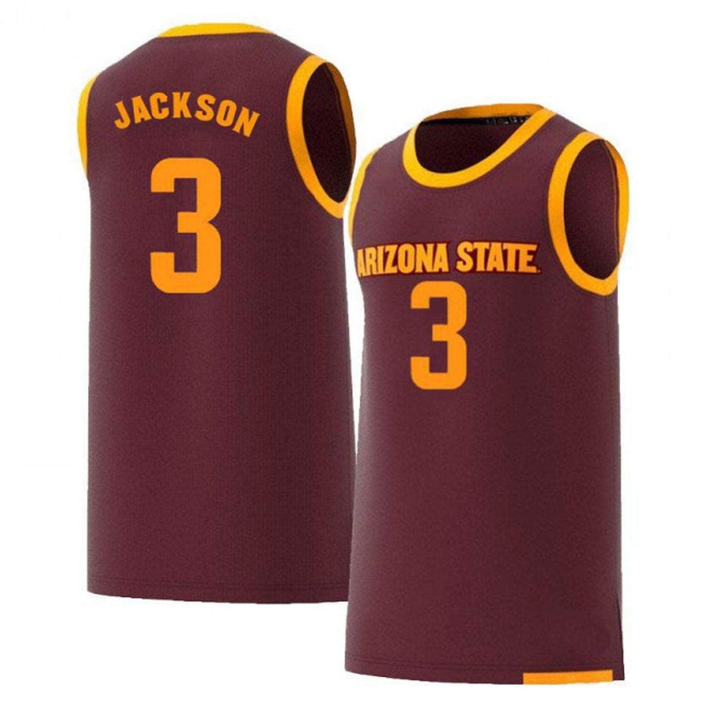 NCAAB Marreon Jackson Arizona State Sun Devils 3 Jersey