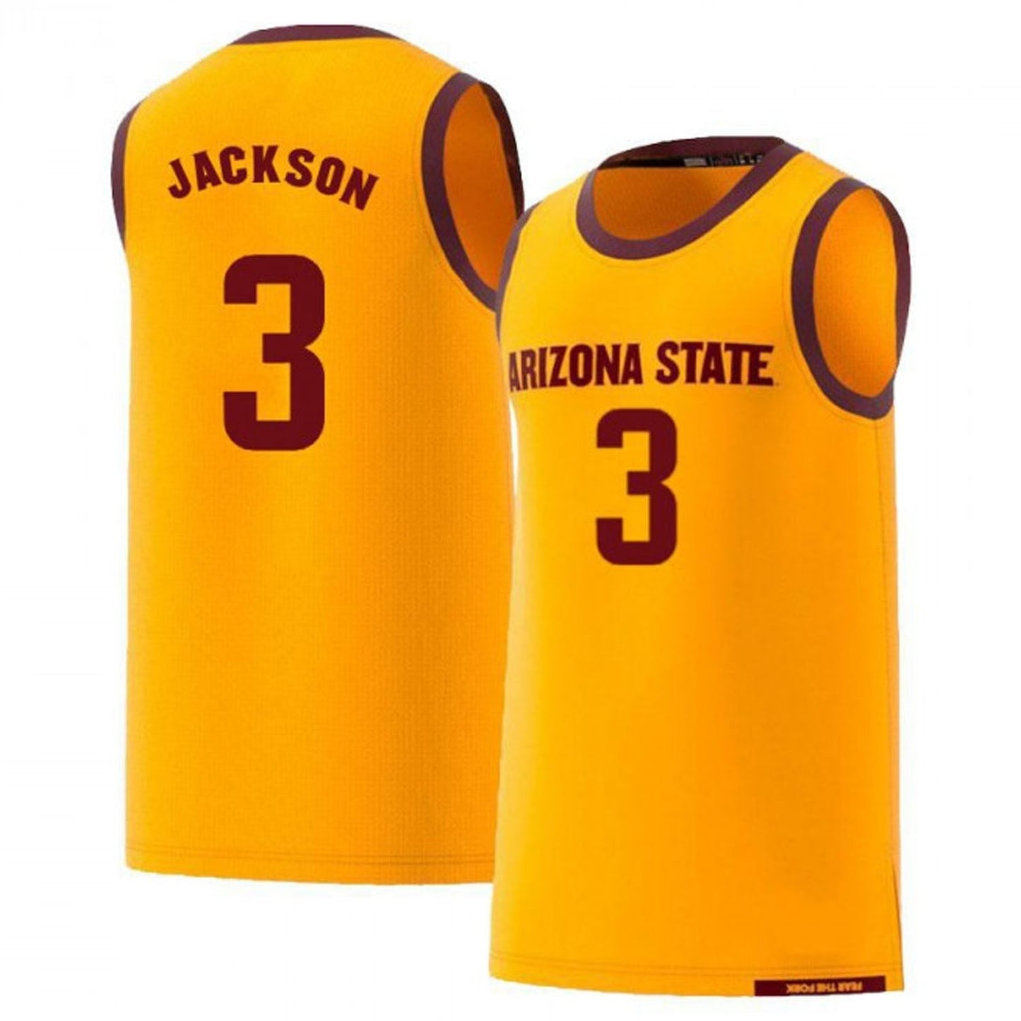 NCAAB Marreon Jackson Arizona State Sun Devils 3 Jersey