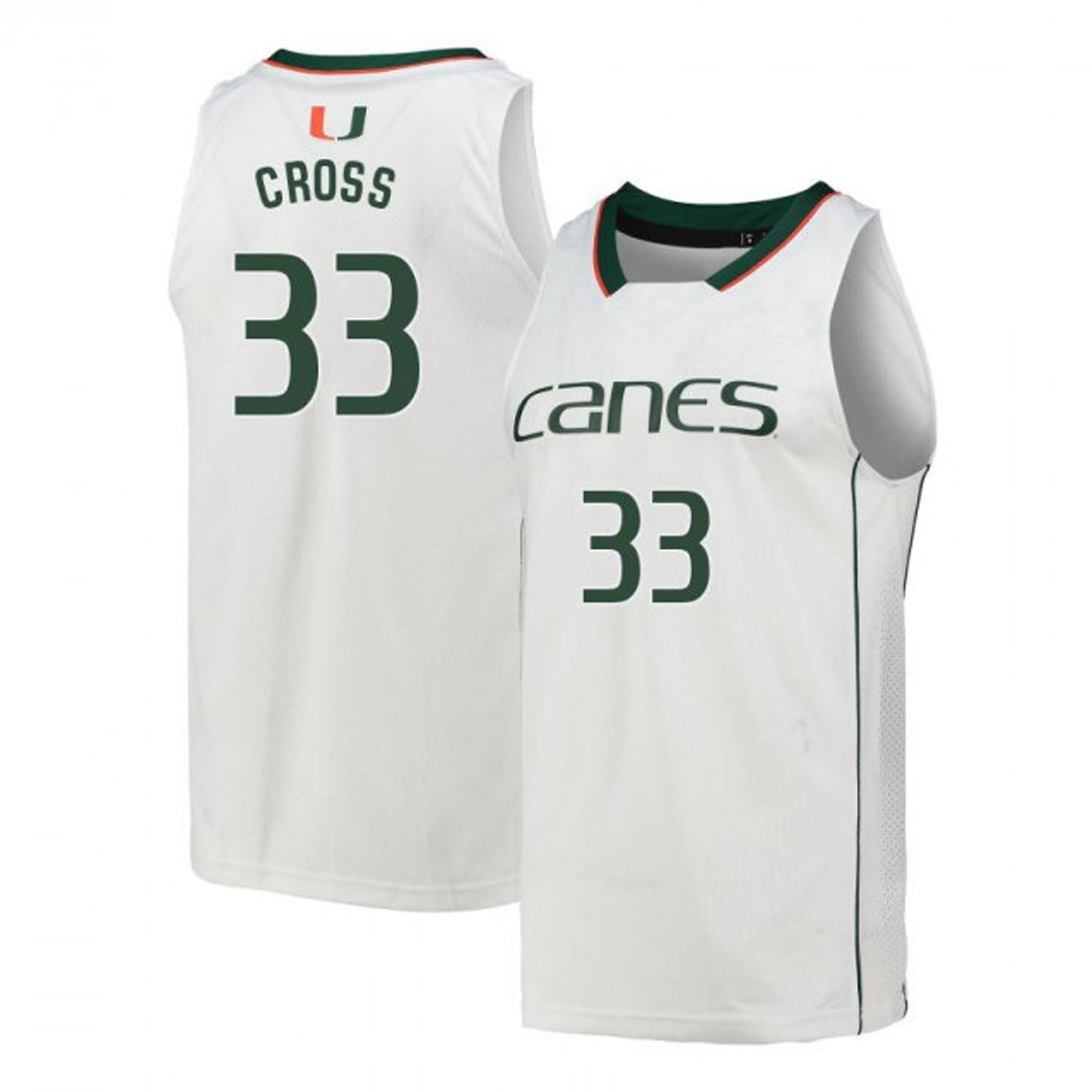 NCAAB Matt Cross Miami Hurricanes 33 Jersey