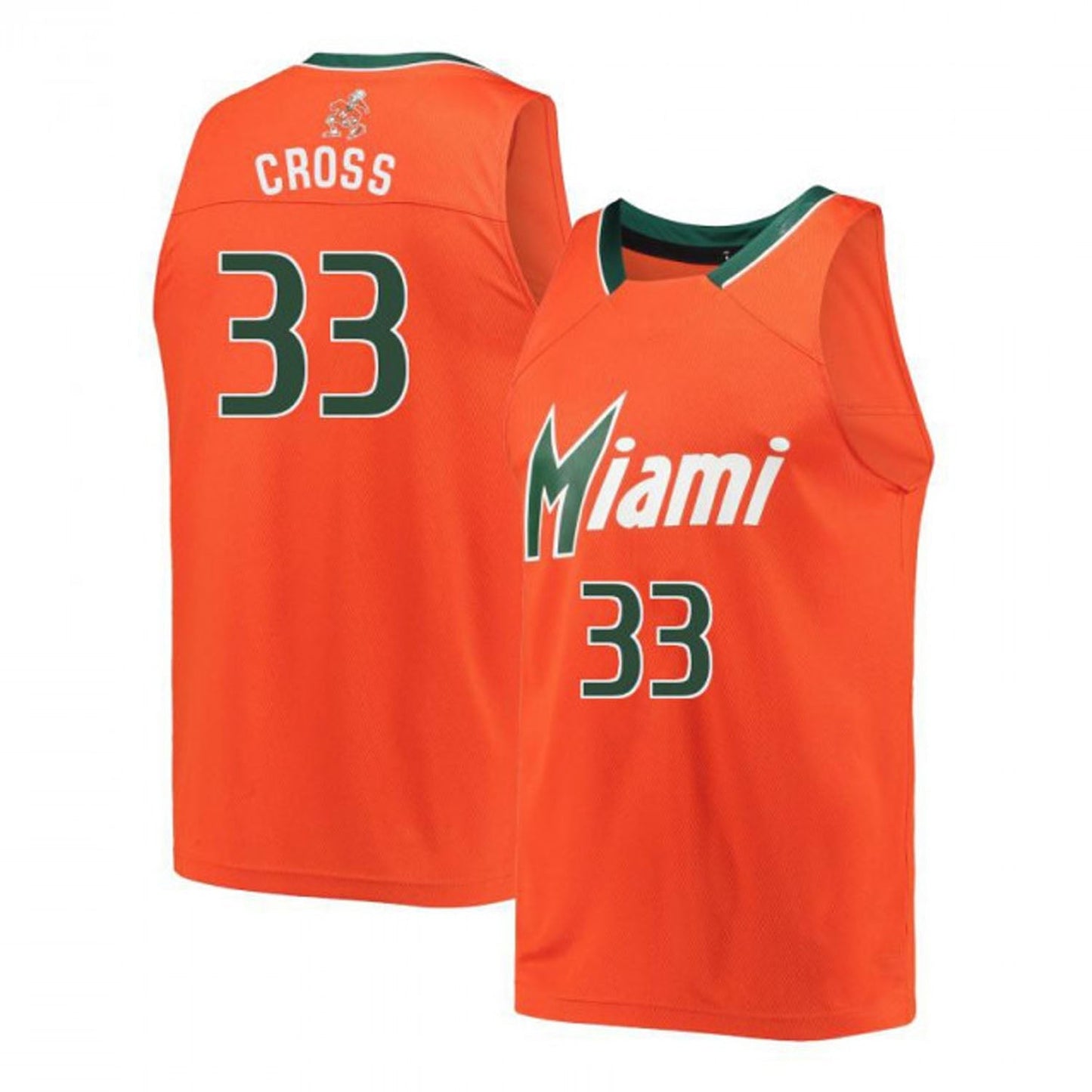 NCAAB Matt Cross Miami Hurricanes 33 Jersey