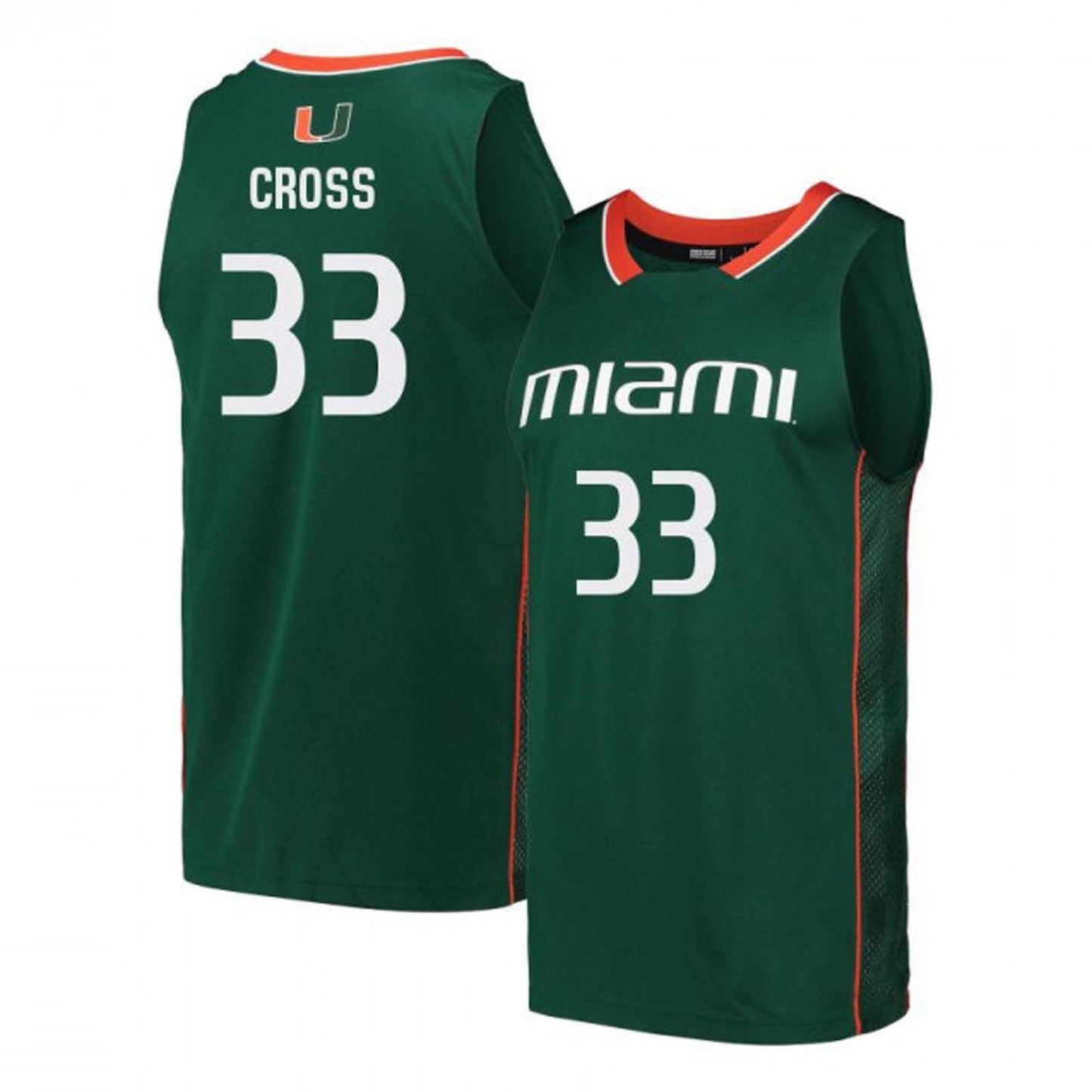 NCAAB Matt Cross Miami Hurricanes 33 Jersey