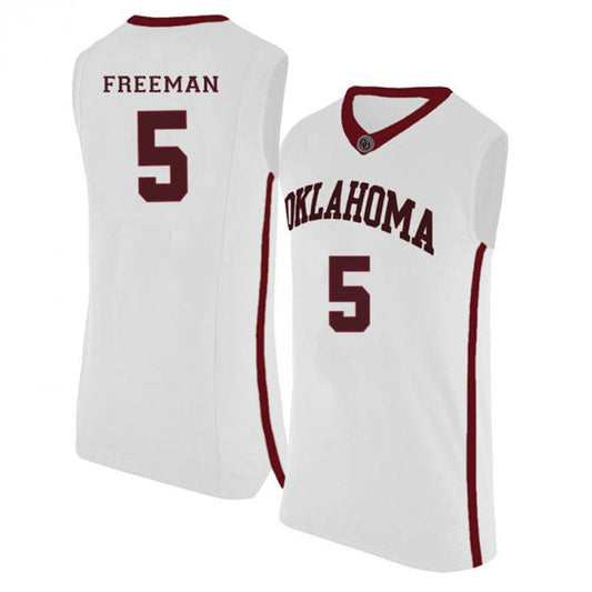 NCAAB Matt Freeman Oklahoma Sooners 5 Jersey