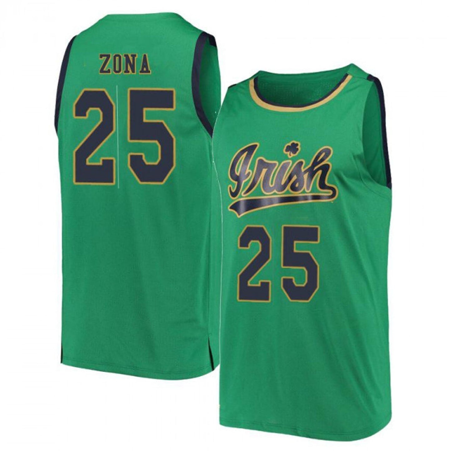 NCAAB Matt Zona Notre Dame Fighting Irish 25 Jersey