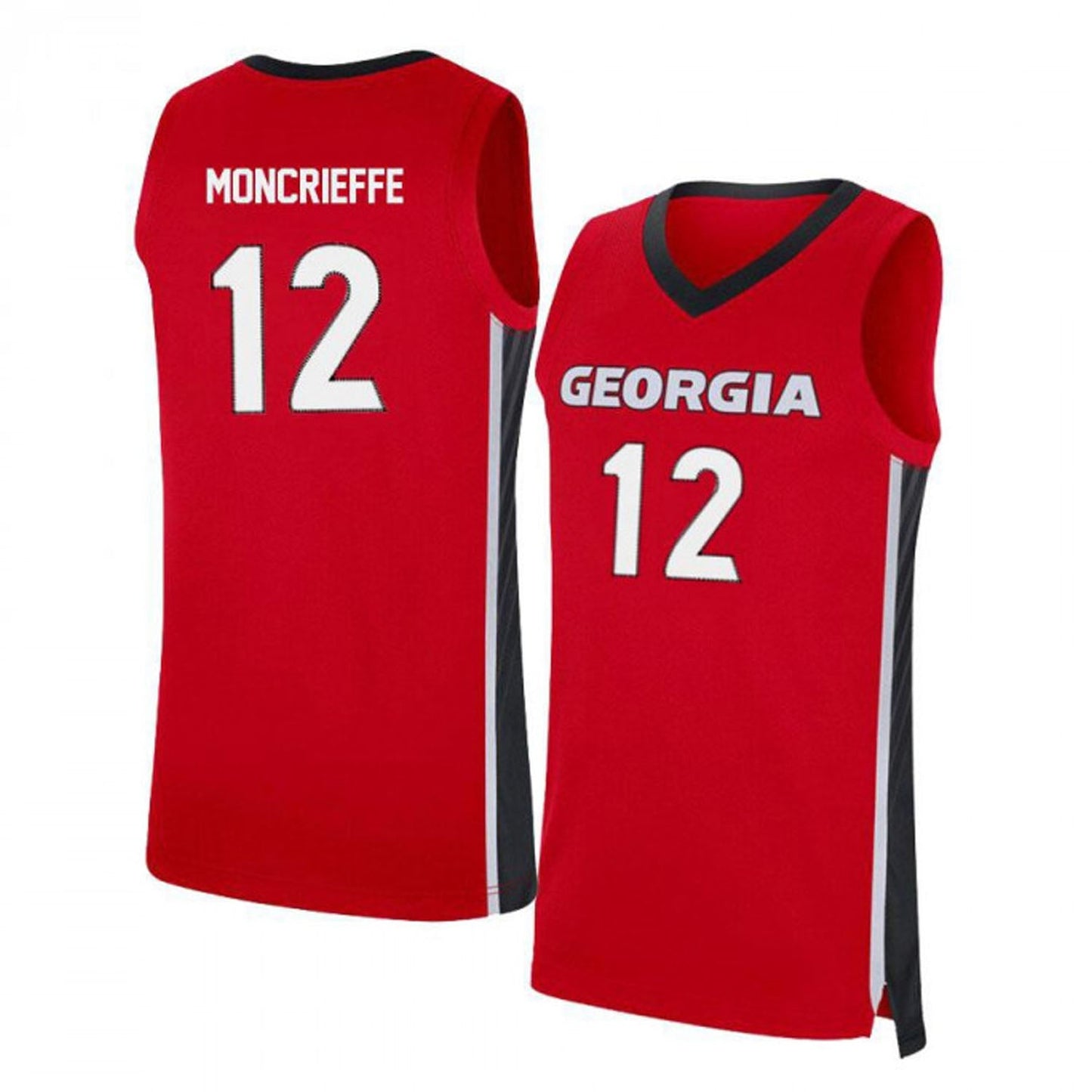 NCAAB Matthew-Alexander Moncrieffe Georgia Bulldogs 12 Jersey