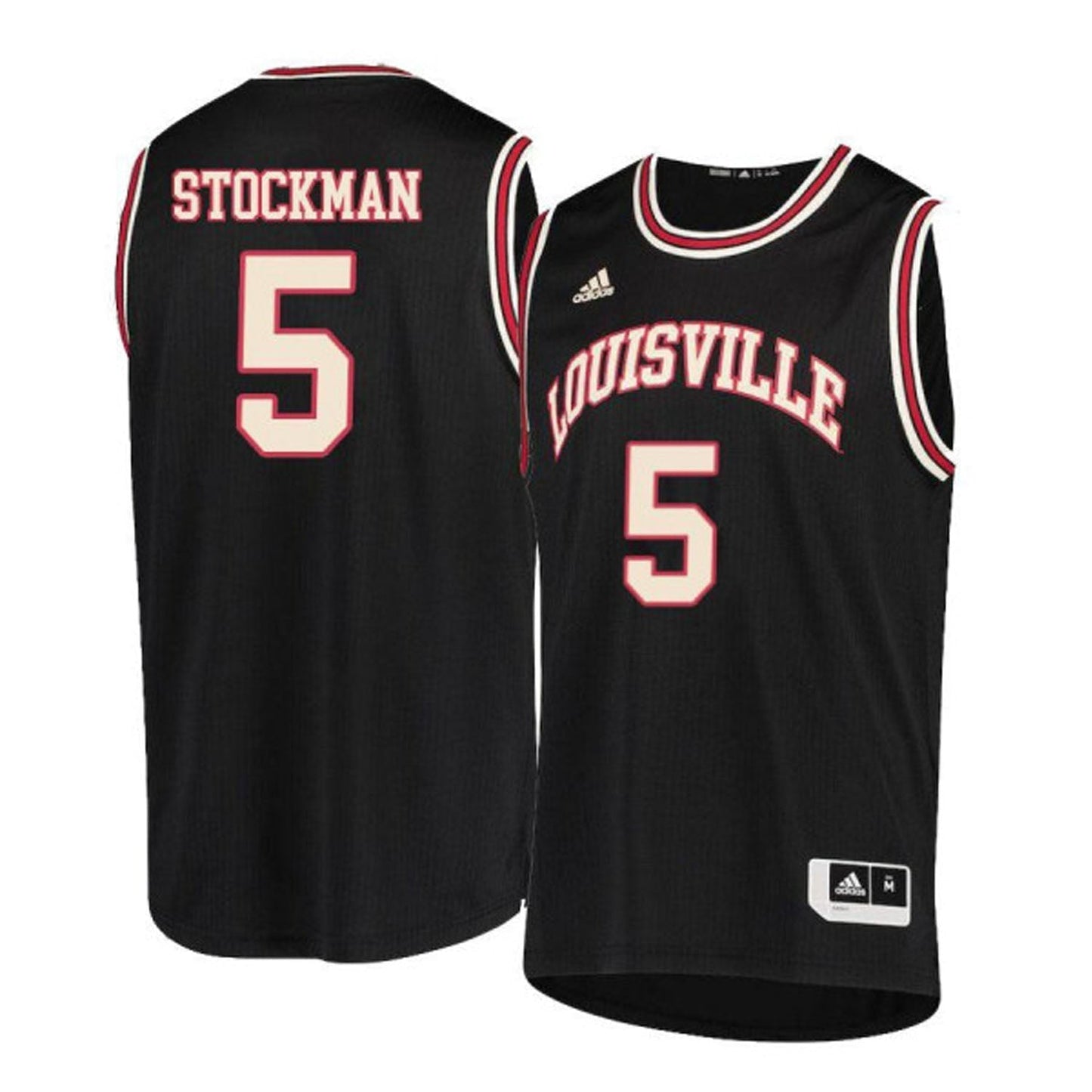 NCAAB Matz Stockman Louisville Cardinals 5 Jersey
