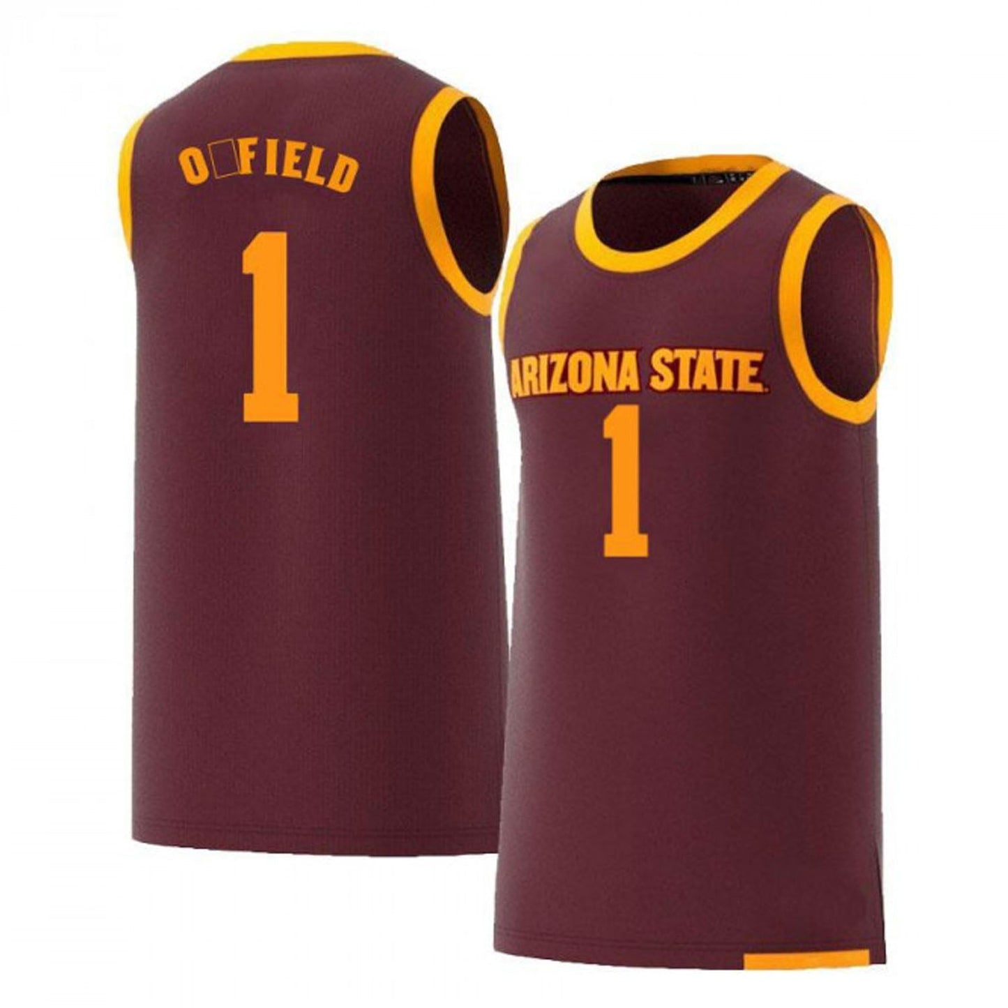 NCAAB Maurice O'Field Arizona State Sun Devils 1 Jersey