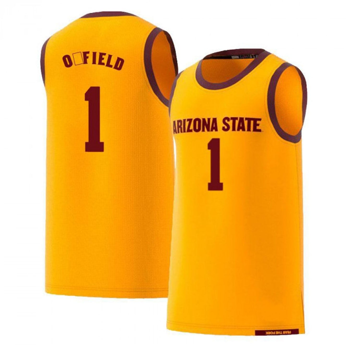 NCAAB Maurice O'Field Arizona State Sun Devils 1 Jersey