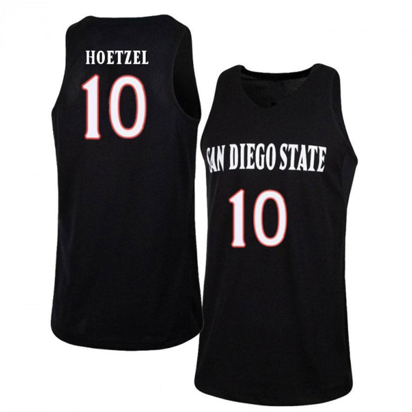 NCAAB Max Hoetzel San Diego State Aztecs 10 Jersey