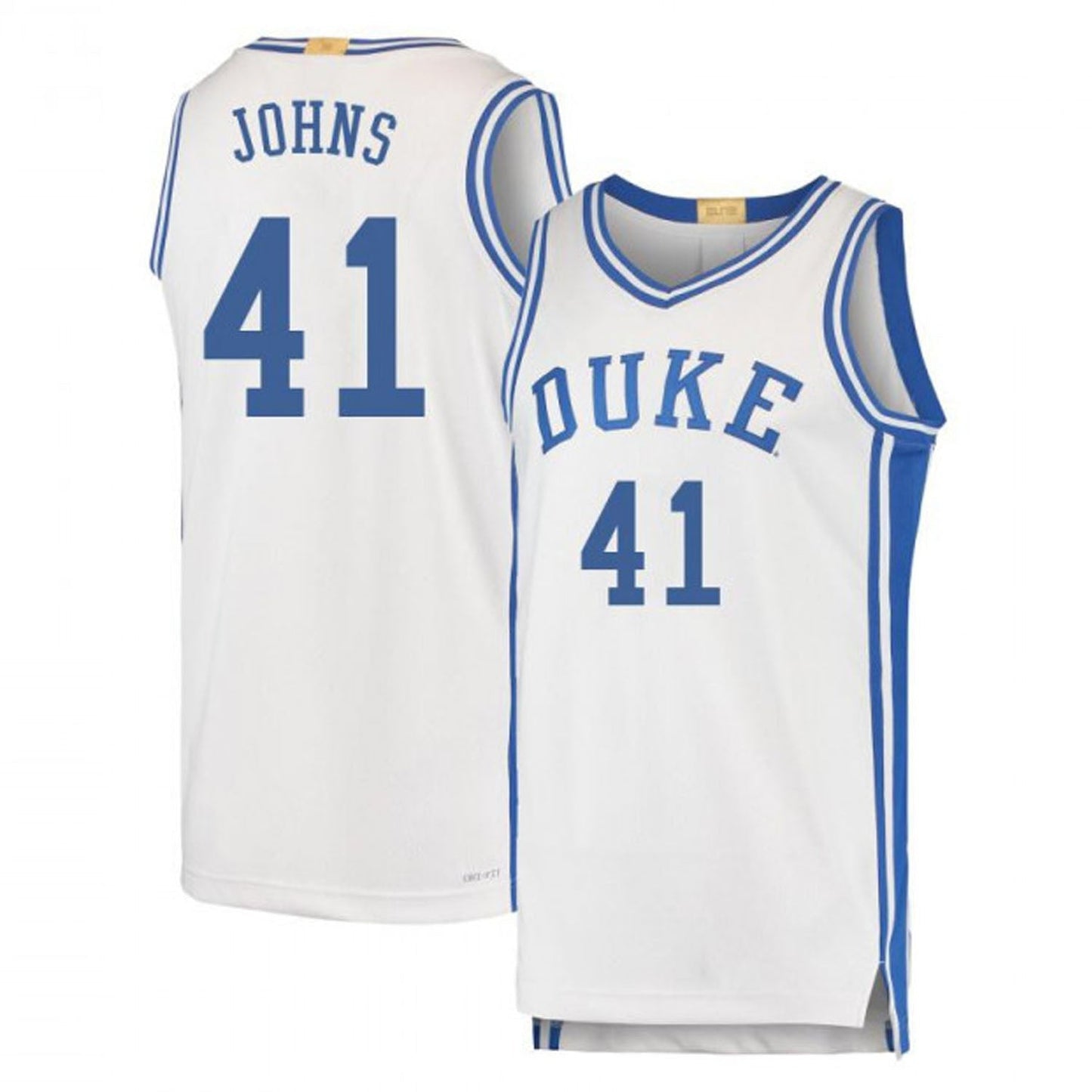 NCAAB Max Johns Duke Blue Devils 41 Jersey