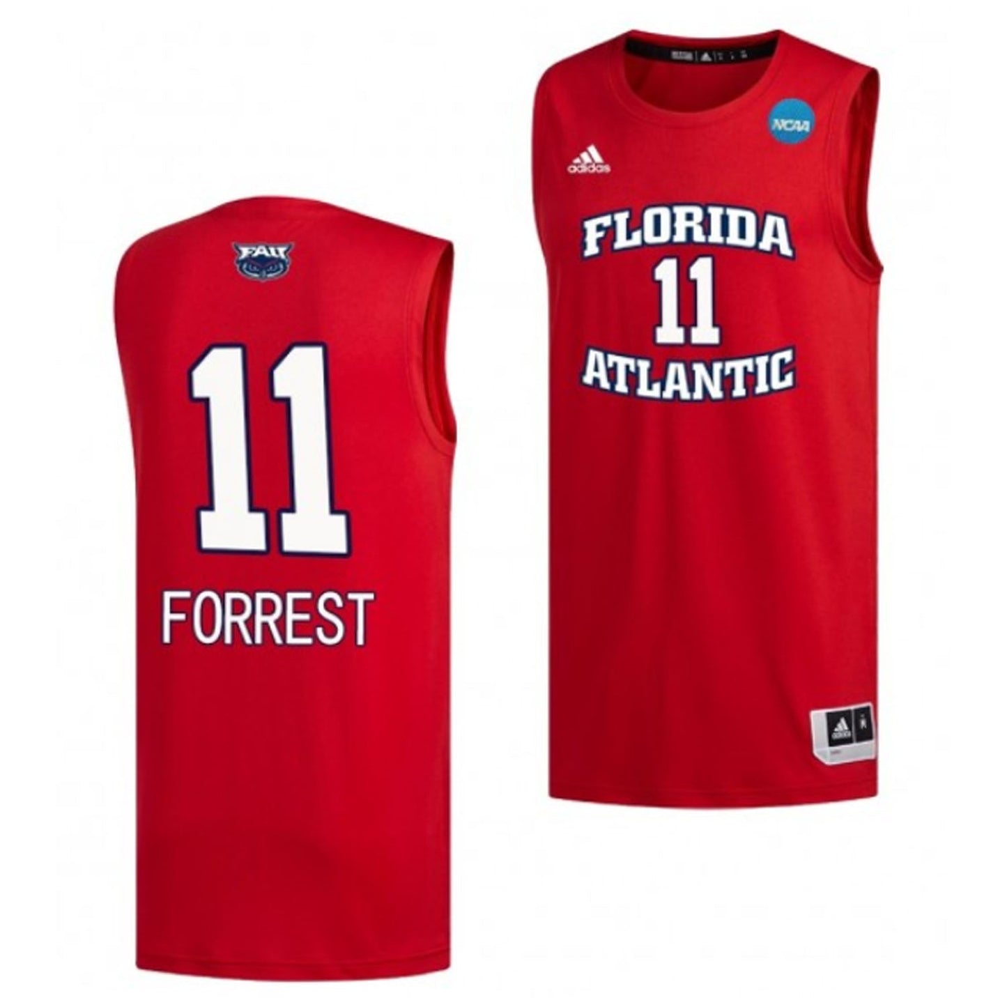 NCAAB Michael Forrest Florida Atlantic Owls 11 Jersey
