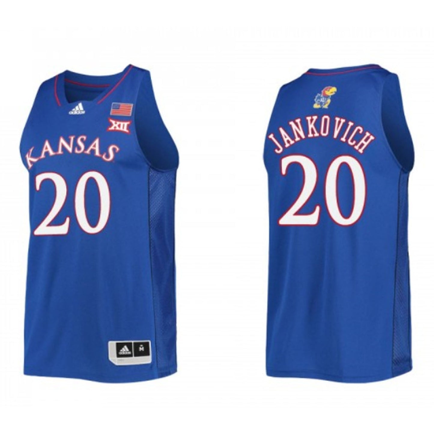 NCAAB Michael Jankovich Kansas Jayhawks 20 Jersey