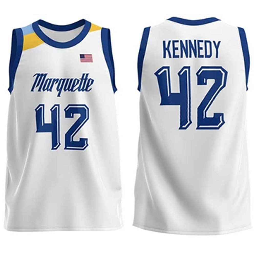 NCAAB Michael Kennedy Marquette Golden Eagles 42 Jersey