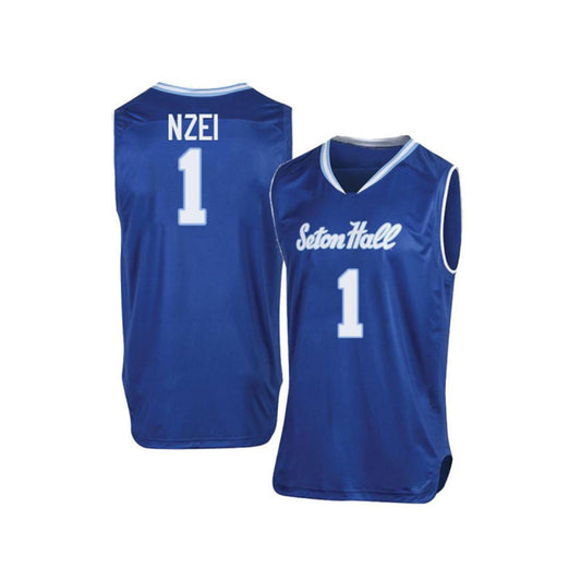 NCAAB Michael Nzei Seton Hall Pirates 1 Jersey