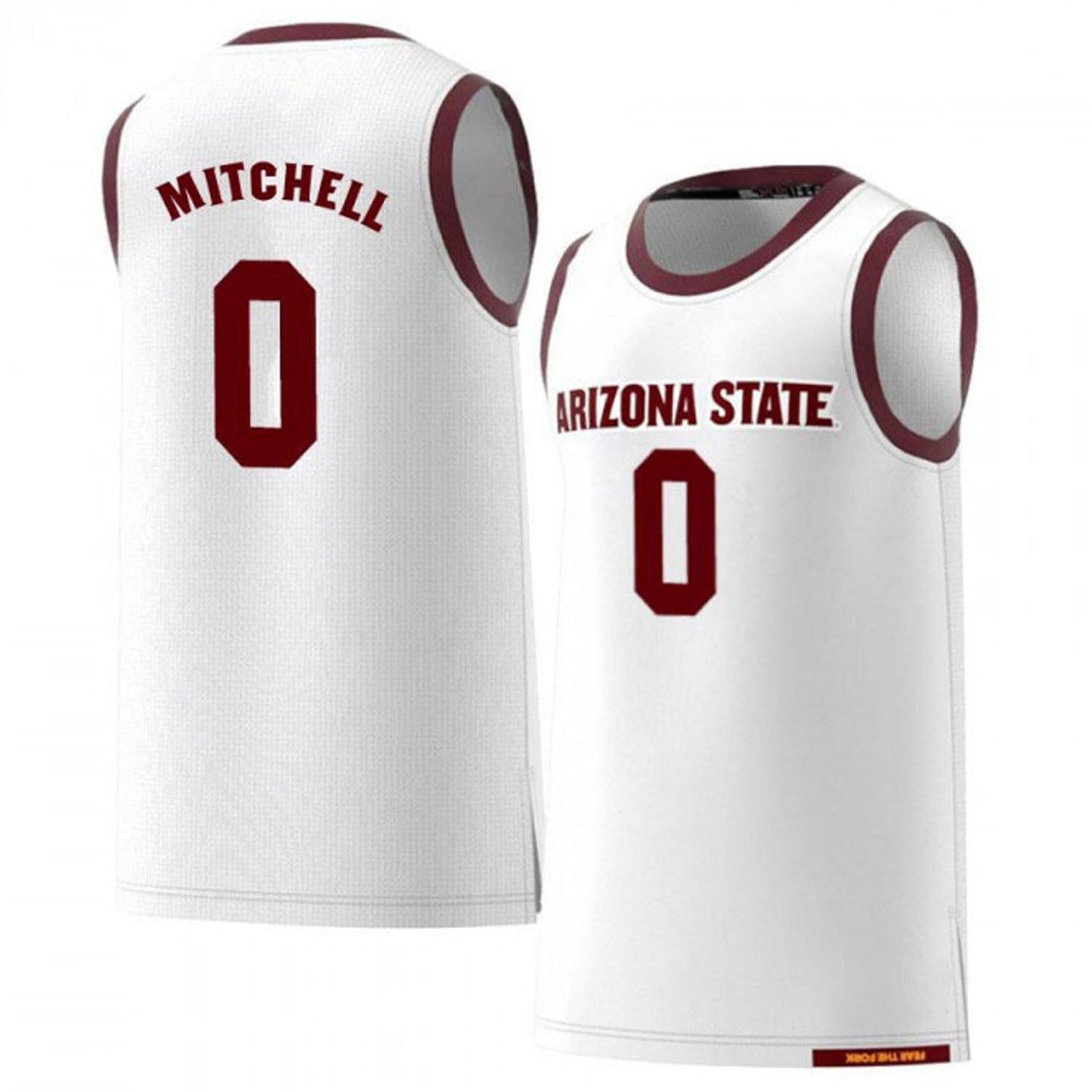NCAAB Mickey Mitchell Arizona State Sun Devils 0 Jersey