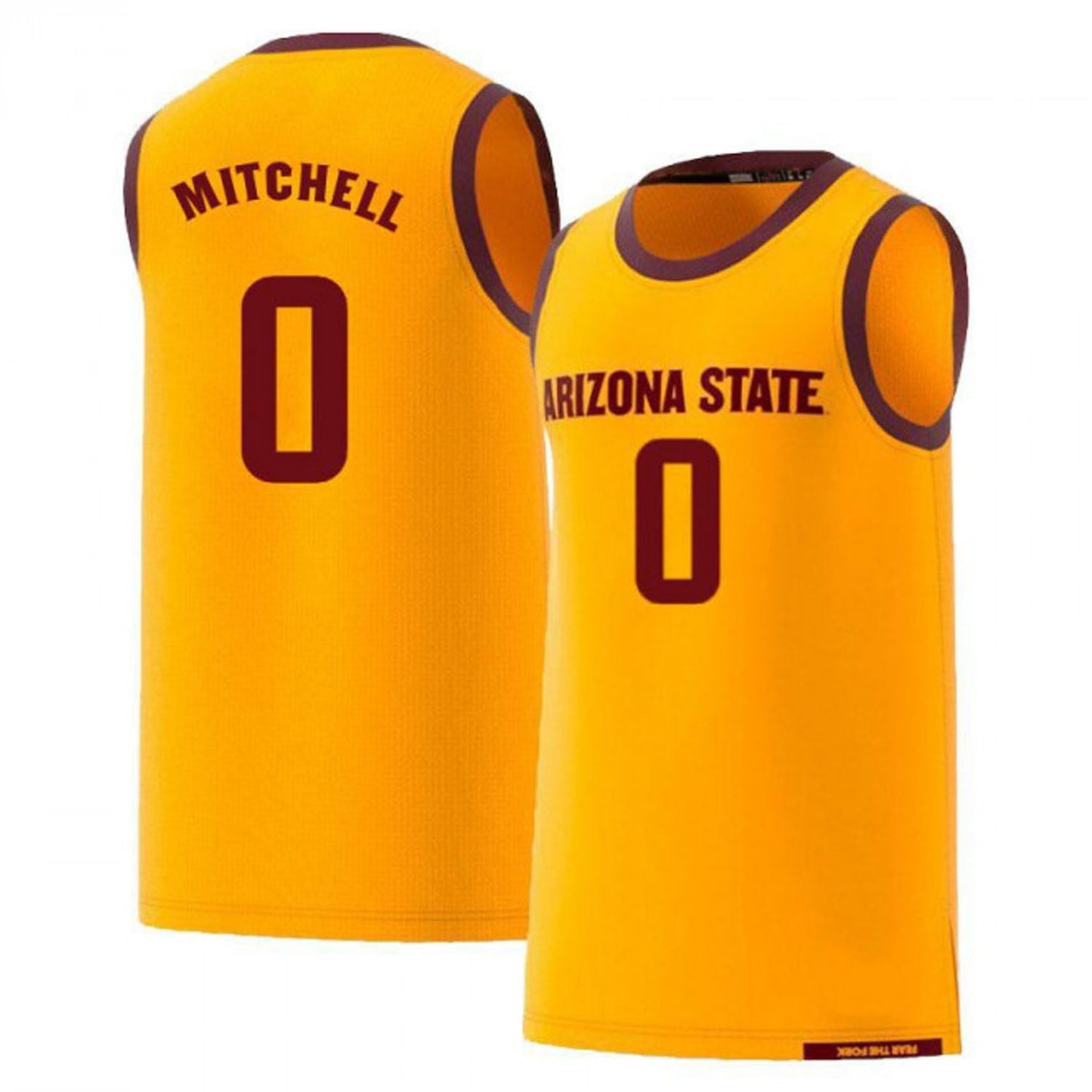 NCAAB Mickey Mitchell Arizona State Sun Devils 0 Jersey