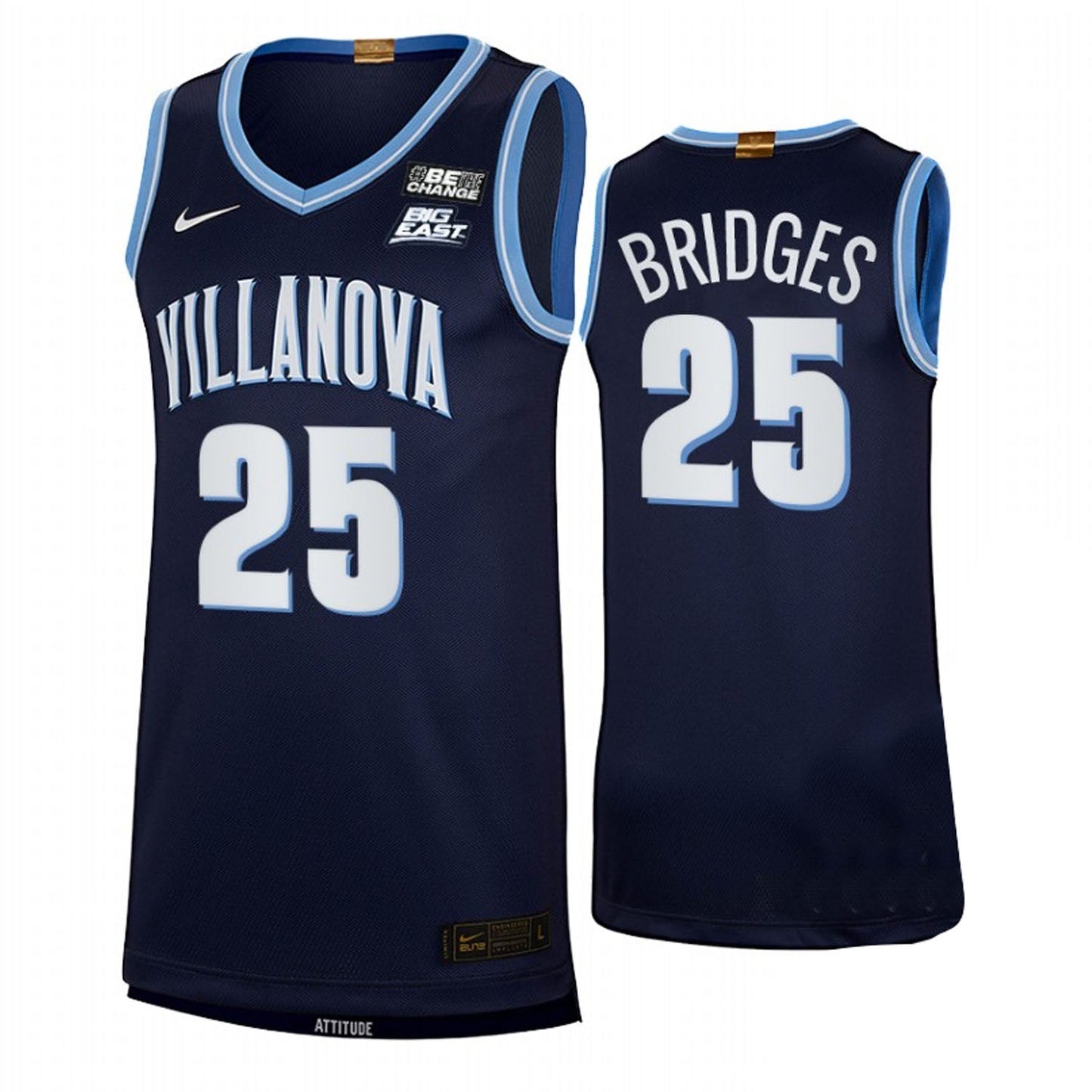 NCAAB Mikal Bridges Villanova Wildcats 25 Jersey