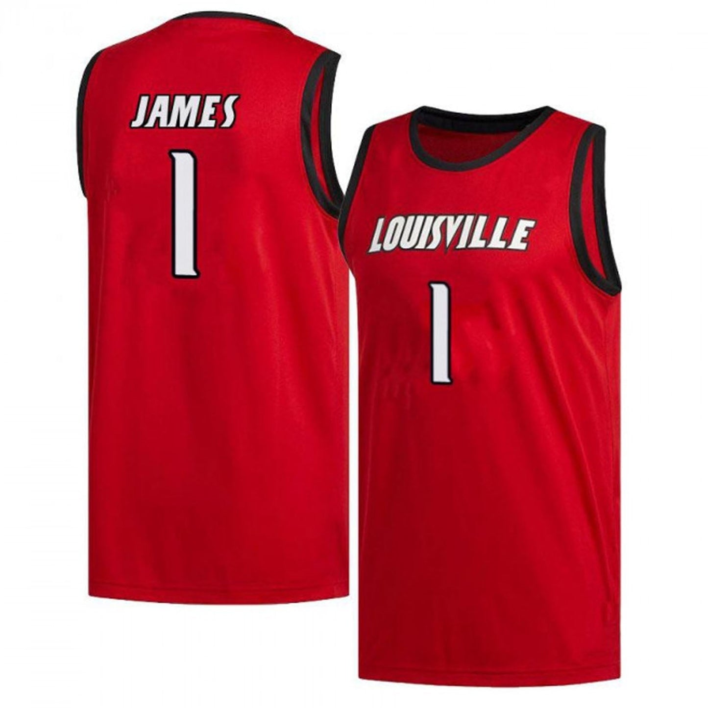 NCAAB Mike James Louisville Cardinals 1 Jersey