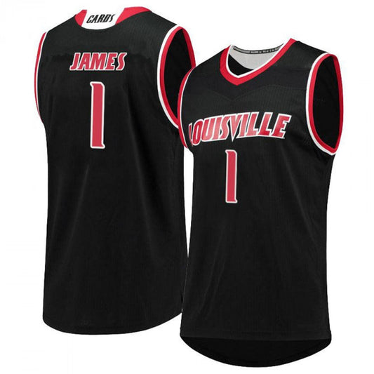 NCAAB Mike James Louisville Cardinals 1 Jersey