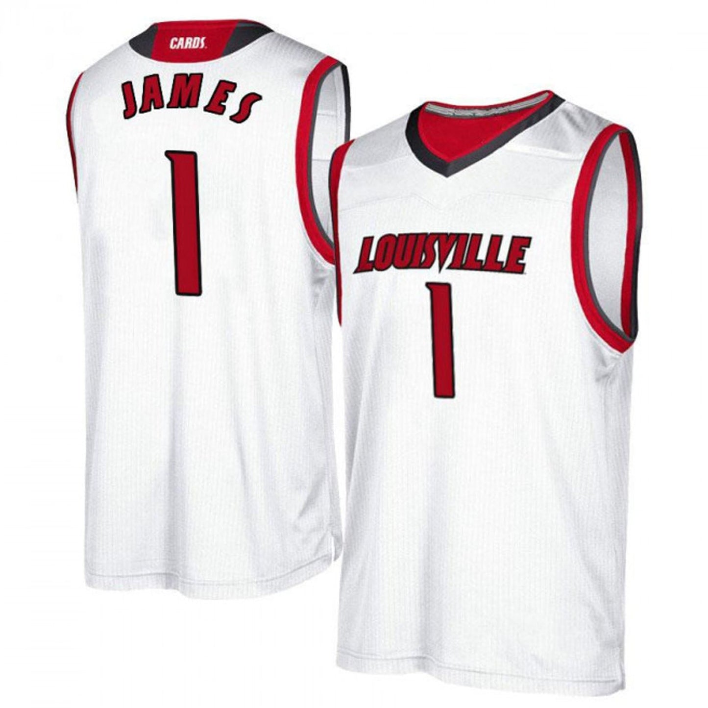 NCAAB Mike James Louisville Cardinals 1 Jersey