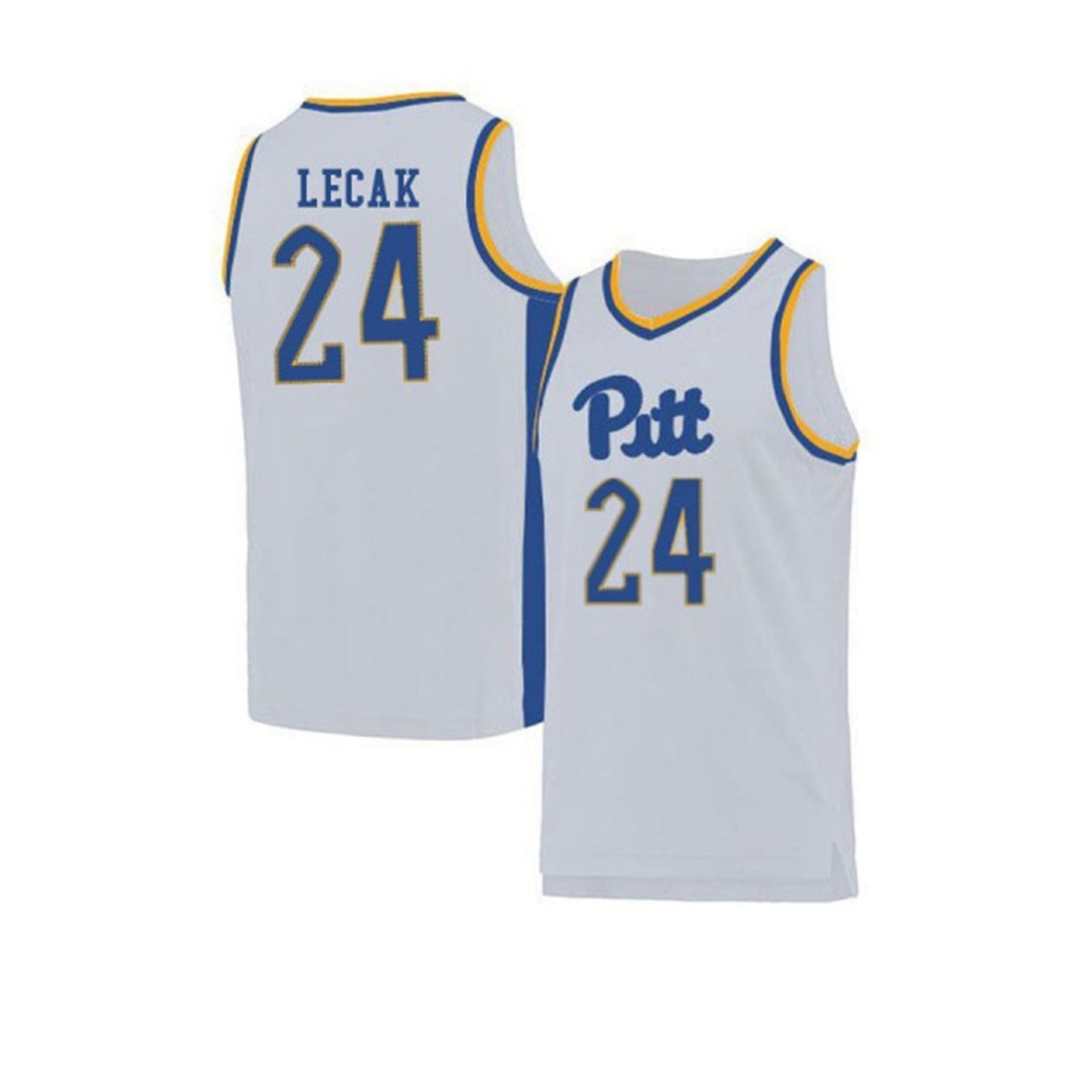 NCAAB Mike Lecak Pittsburgh Panthers 24 Jersey