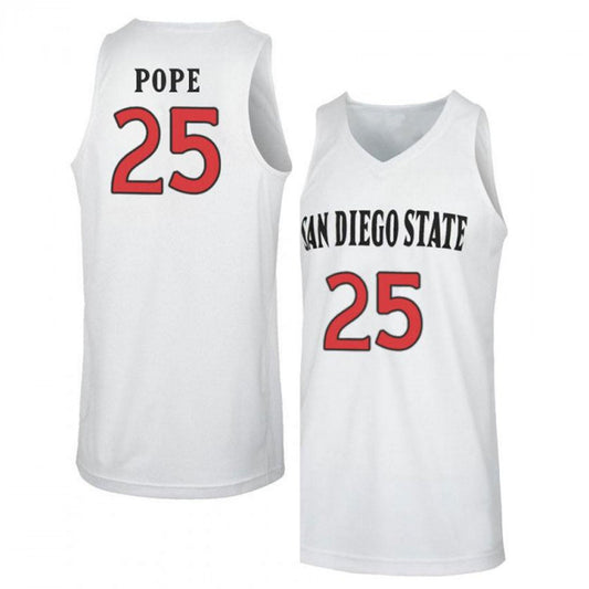 NCAAB Mike Pope San Diego State Aztecs 25 Jersey