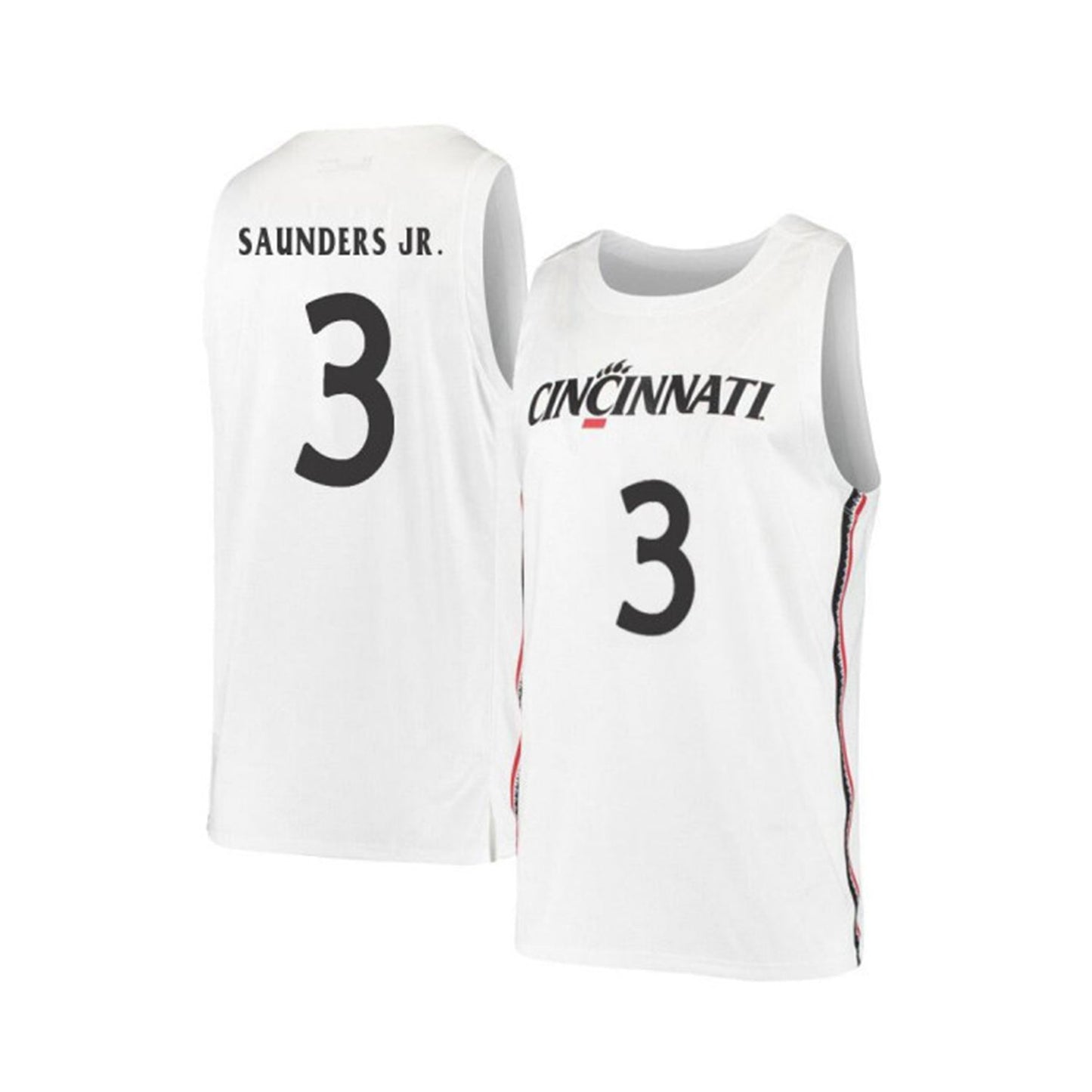 NCAAB Mike Saunder Jr Cincinnati Bearcats 3 Jersey