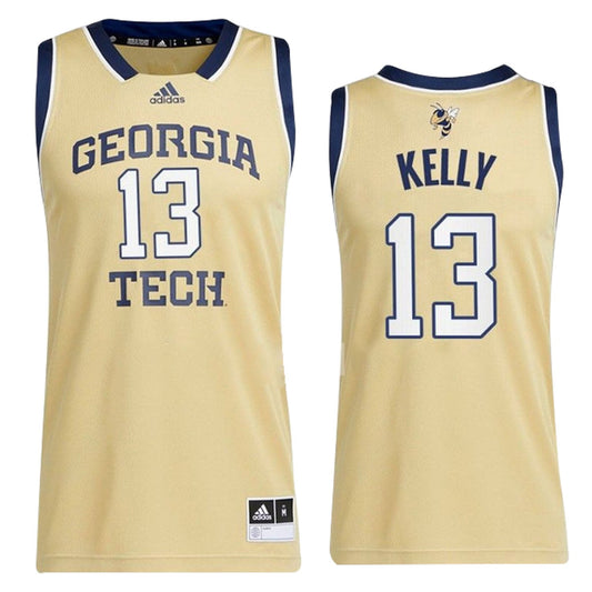 NCAAB Miles Kelly Georgia Tech Yellow Jackets 13 Jersey